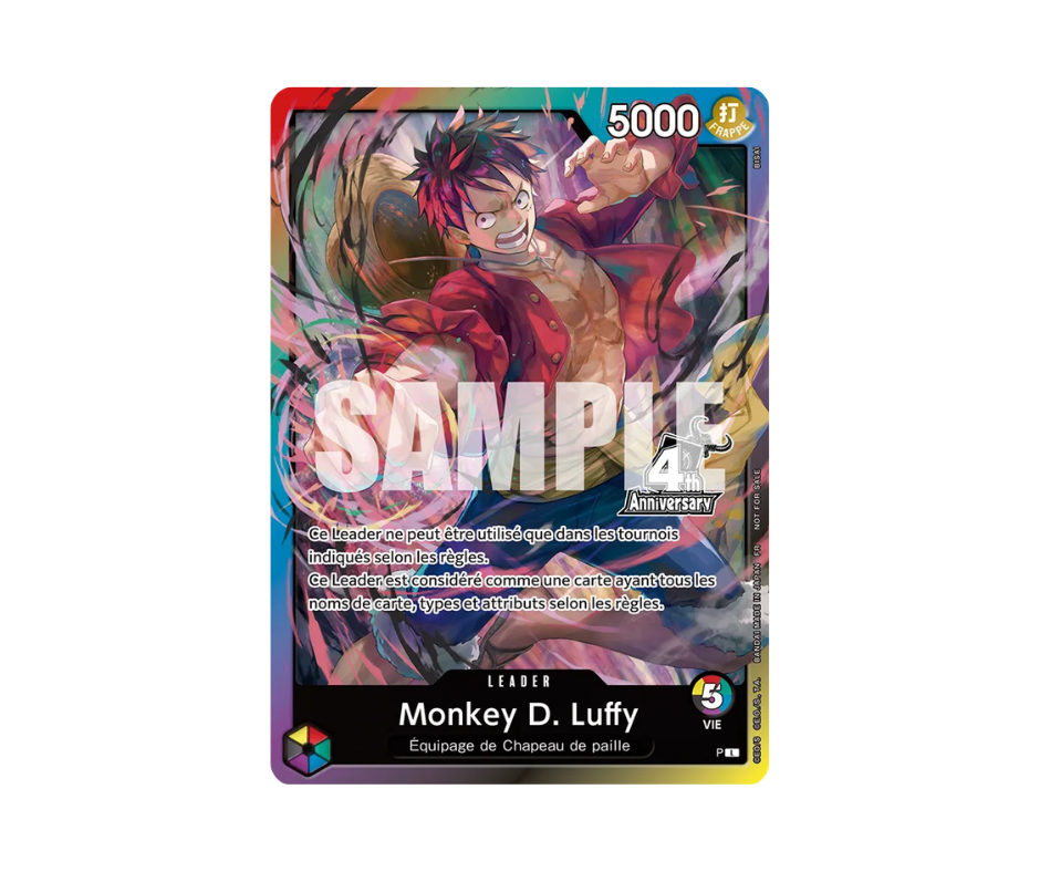 Quatrième Anniversaire Leader Card