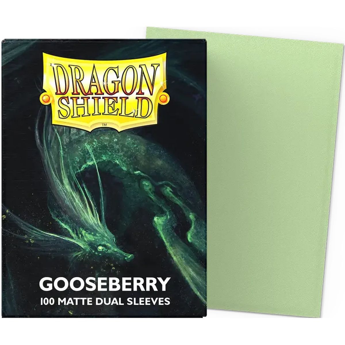 100 Pochettes Standard - Matte Sleeves Gooseberry - Dragon Shield