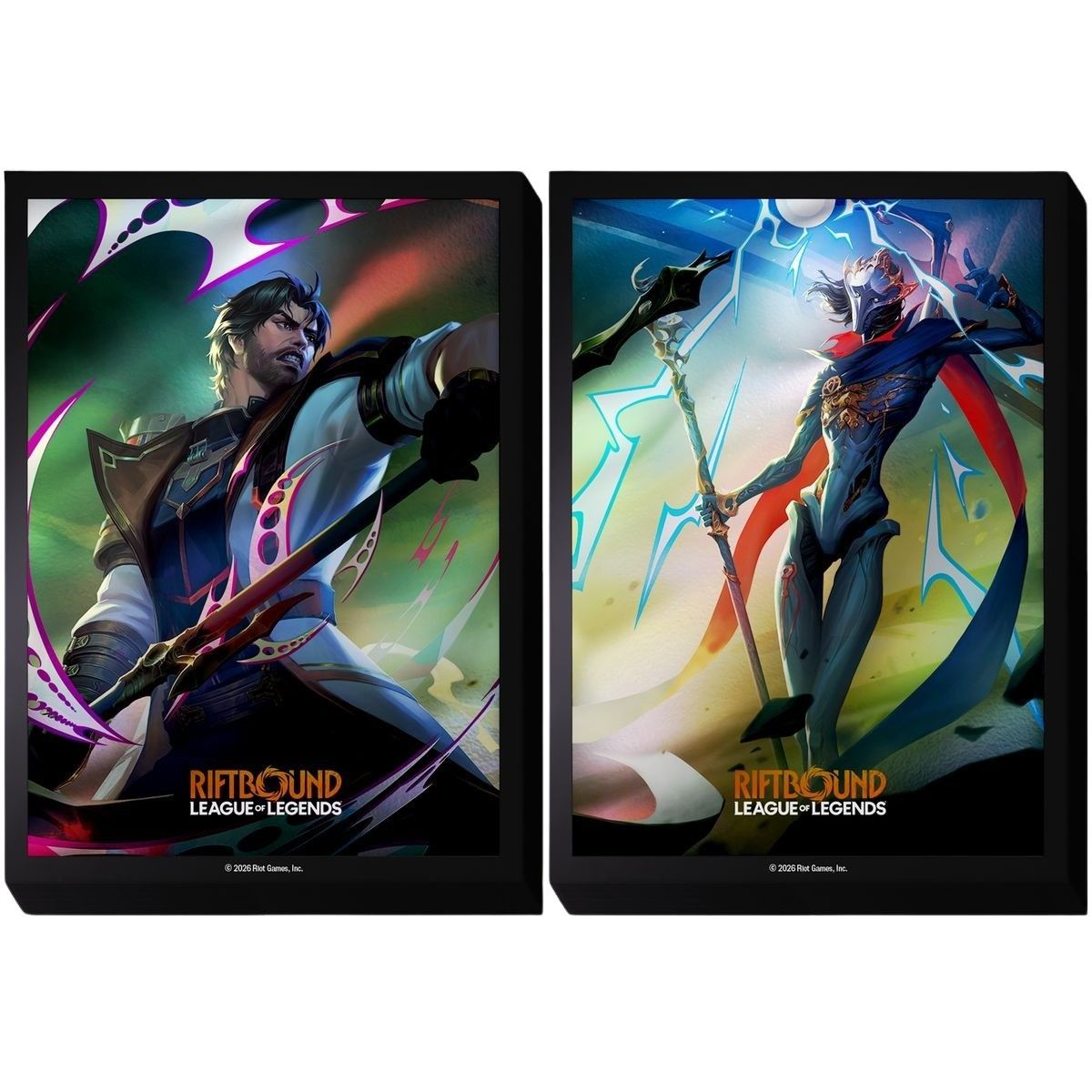 100 Protèges Cartes - Pochettes - Jayce vs Viktor - Riftbound League of Legends TCG - Set 4 Vendetta - Scellé