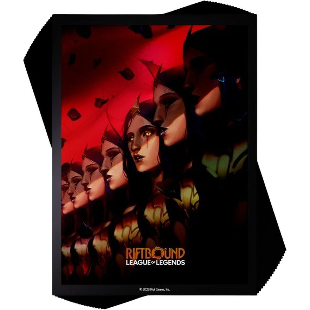 100 Protèges Cartes - Pochettes - Leblanc, Deceiver - Riftbound League of Legends TCG - Set 3 Unleashed - Scellé