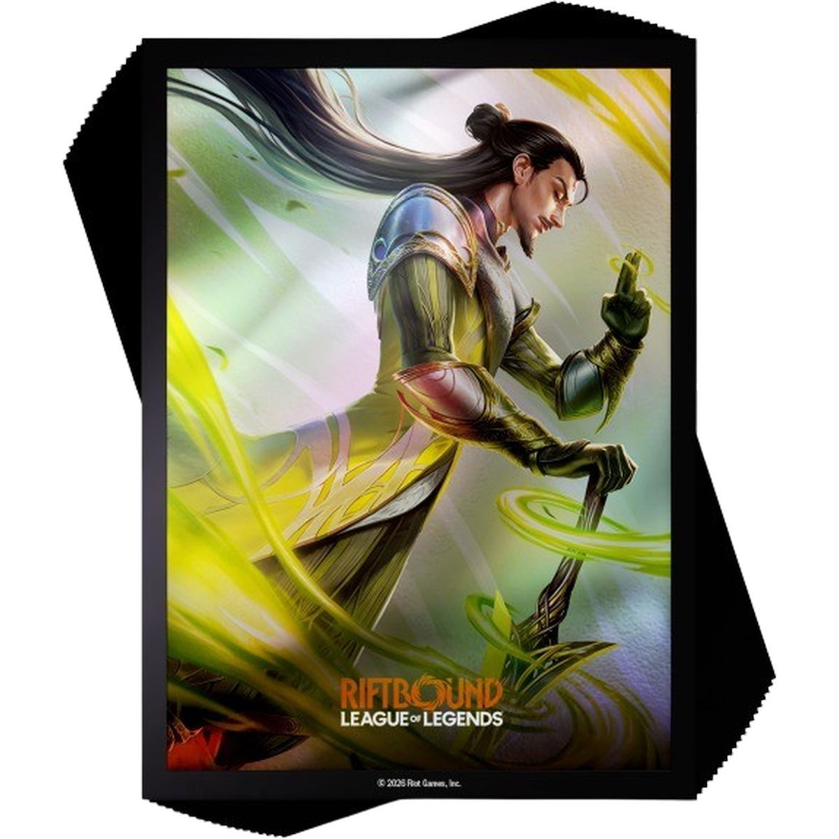 100 Protèges Cartes - Pochettes - Master Yi, Wuju Master - Riftbound League of Legends TCG - Set 3 Unleashed - Scellé