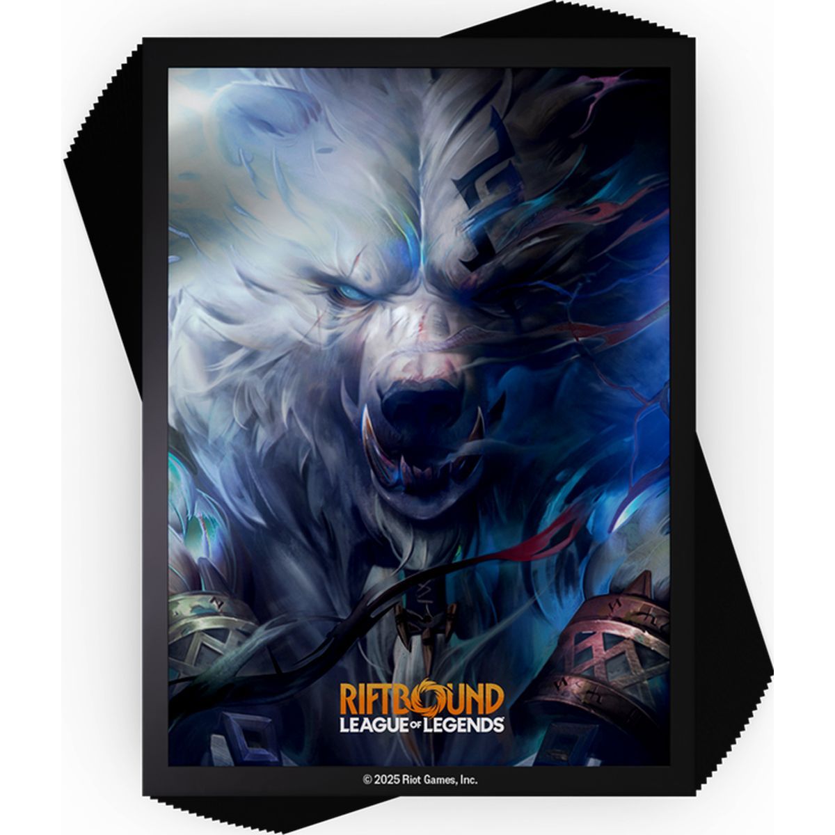 100 Protèges Cartes - Pochettes - Volibear - Riftbound League of Legends TCG - Set 1 Origins - Scellé