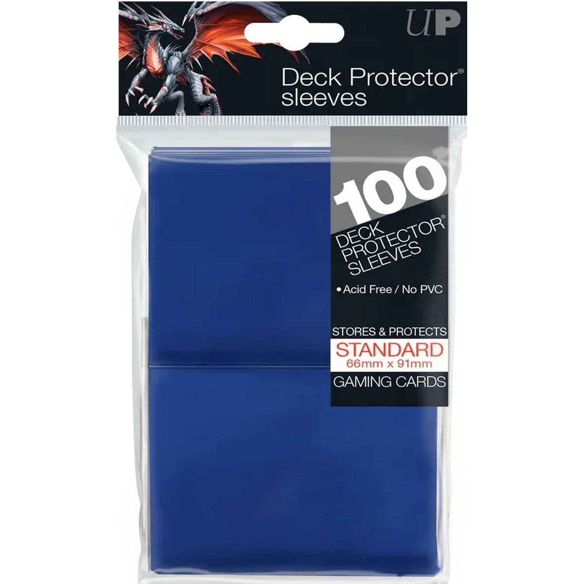 Item 100 Protèges Cartes - Standard - Pro-Gloss : Bleu Blue - Ultra Pro
