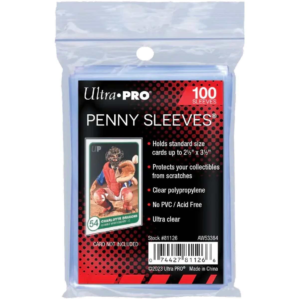 Item 100 Protèges Cartes - Standard - Soft Sleeves - Souple - Ultra Pro - (100)
