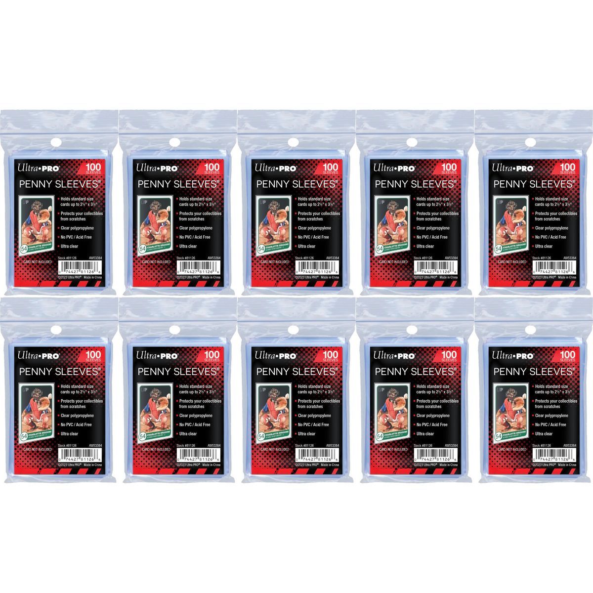 Item 1000 Protèges Cartes - Standard - Soft Sleeves - Souple - Ultra Pro