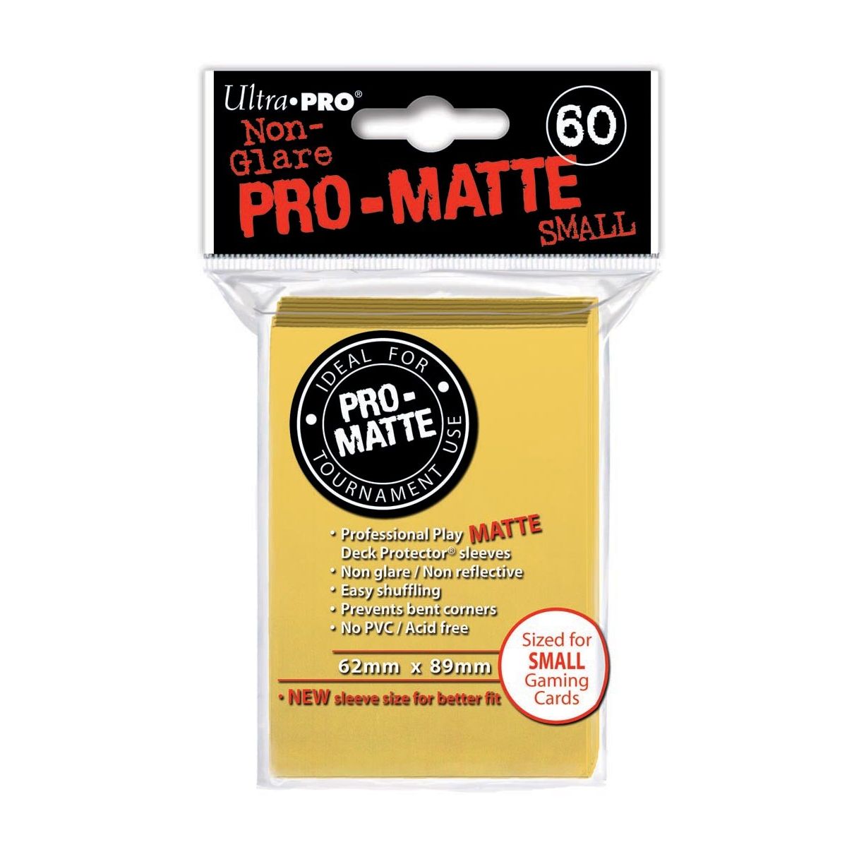 Proteges Cartes Matte - Small Jaune (60)
