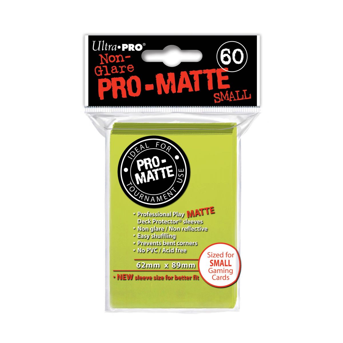Proteges Cartes Matte - Small Jaune Citron (60)
