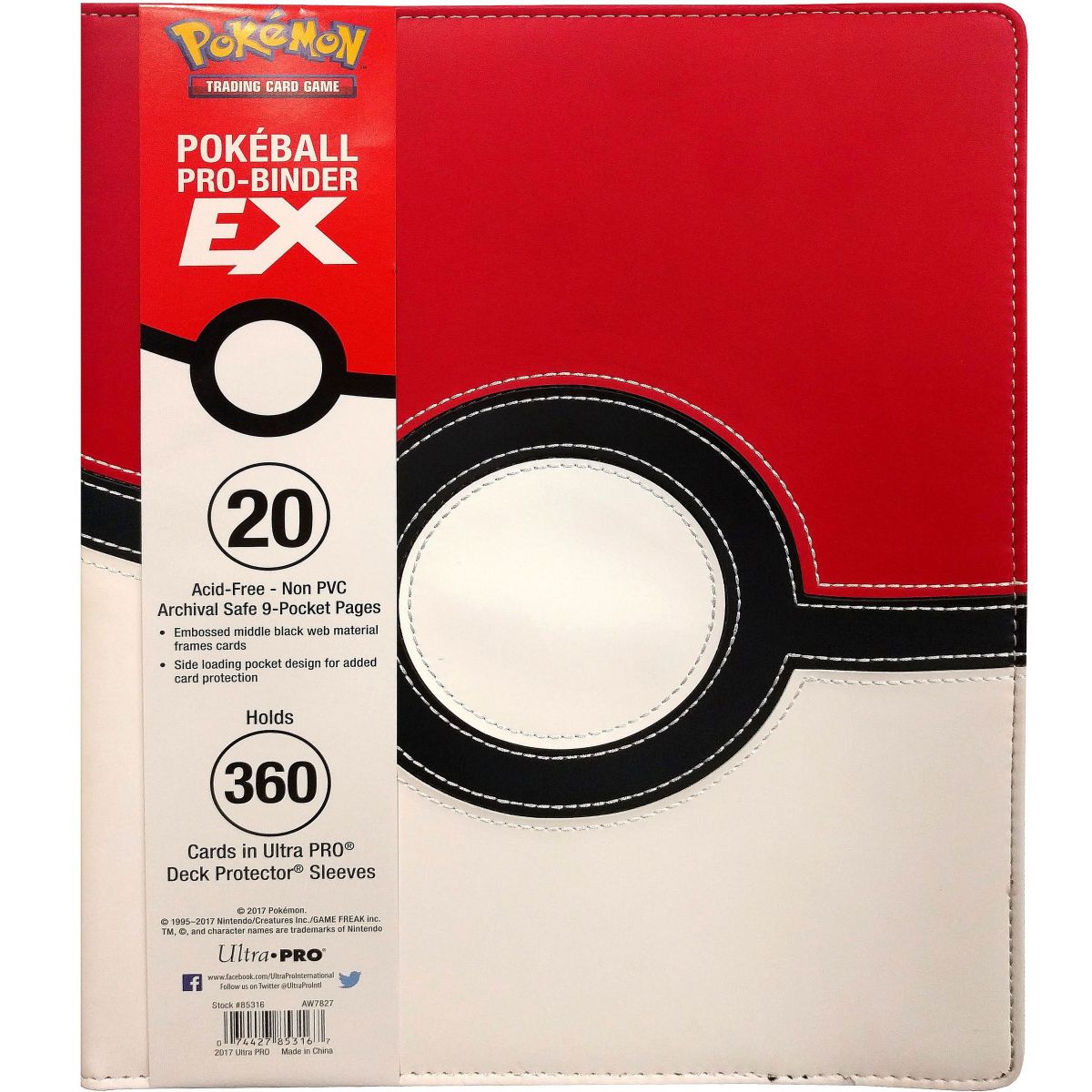 Item Pro Binder - Premium 9 Cases - Pokeball