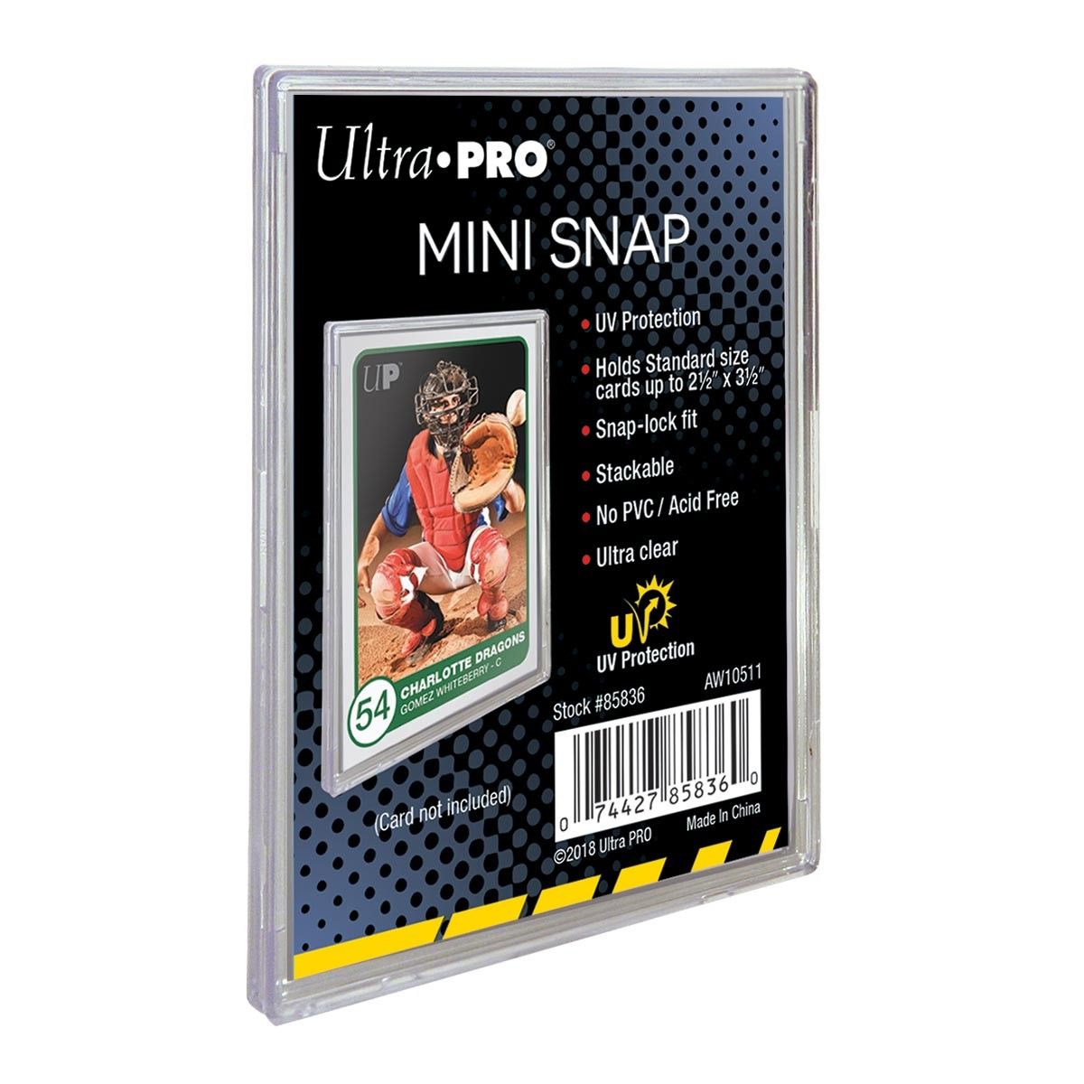 Item Ultra Pro - Protège Carte Rigide - UV Mini-Snap Card Holder - Top Loader (1)