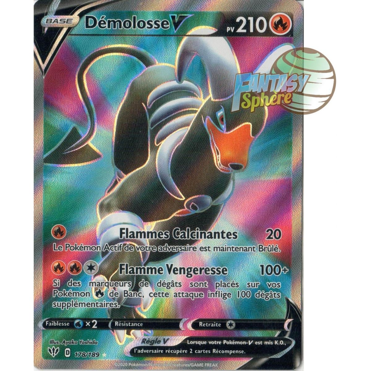 Ultra - Pokemon - Ténèbres Embrasées - Dracaufeu VMAX 20/189