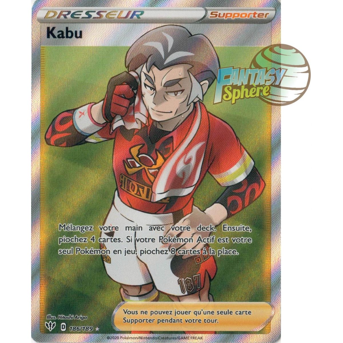 Kabu - Full Art Ultra Rare  186/189  - EB03 Ténèbres Embrasées