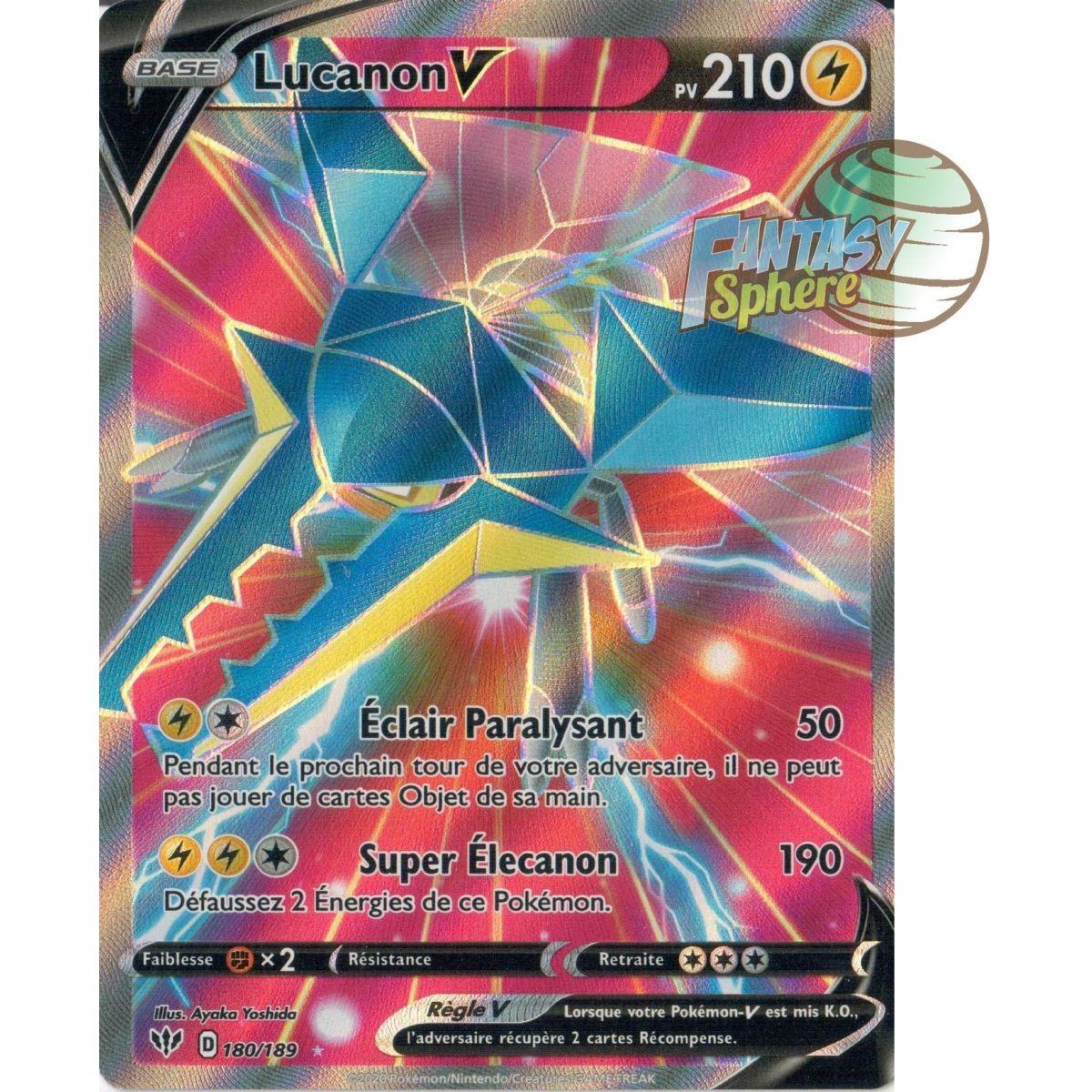 Lucanon V - Full Art Ultra Rare  180/189  - EB03 Ténèbres Embrasées