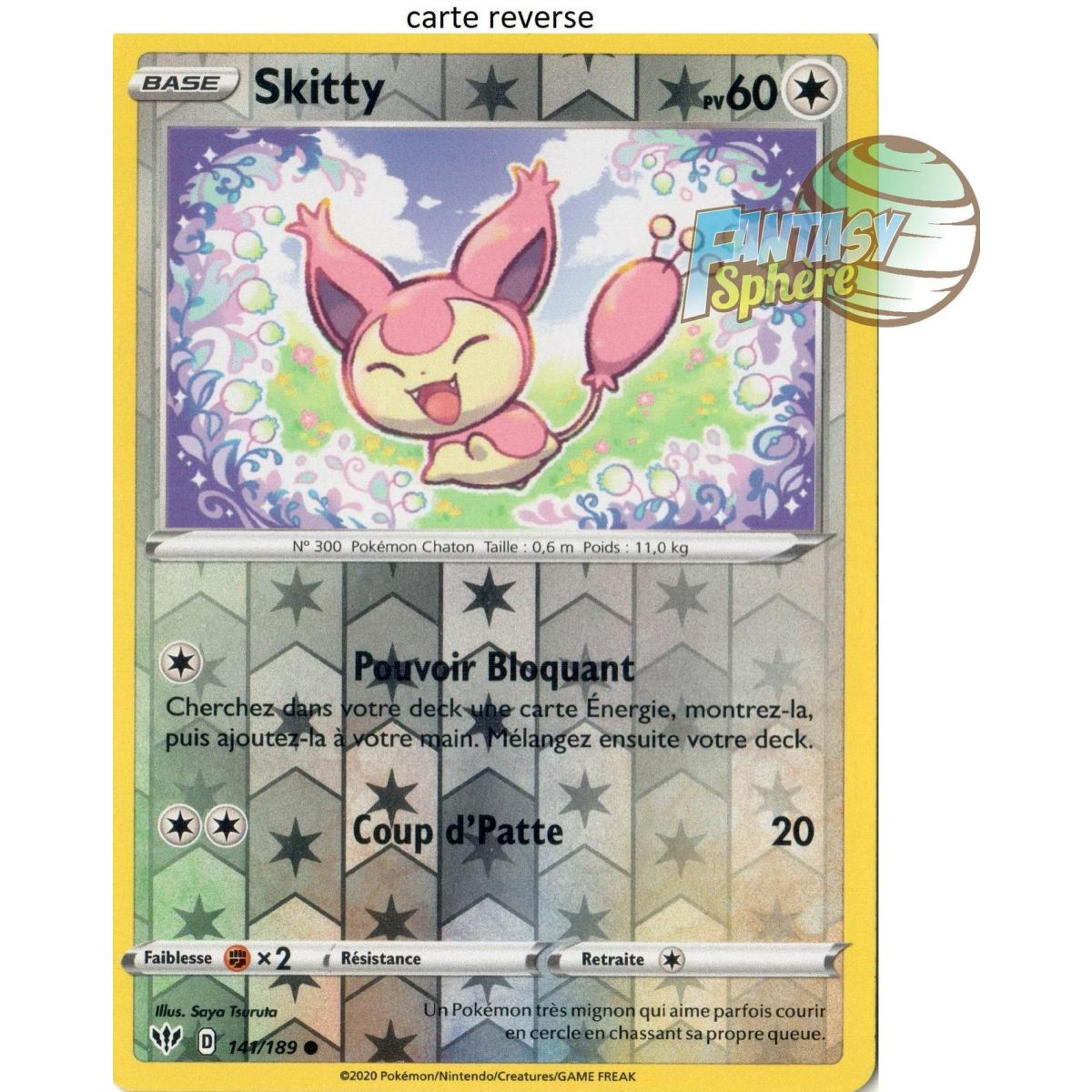 Item Skitty - Reverse 141/189  - EB03 Ténèbres Embrasées