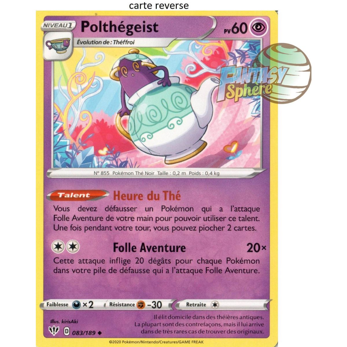 Polthégeist - Reverse 83/189  - EB03 Ténèbres Embrasées