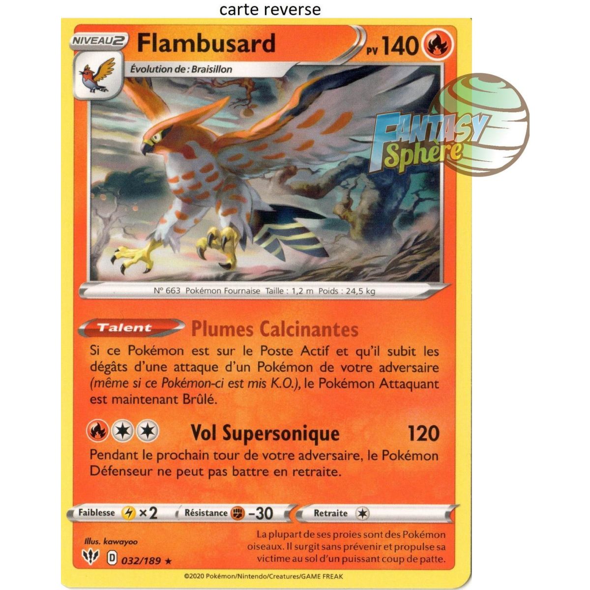 Item Flambusard - Reverse 32/189  - EB03 Ténèbres Embrasées