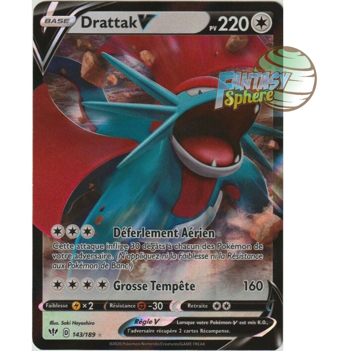 Item Drattak V - Ultra Rare 143/189  - EB03 Ténèbres Embrasées