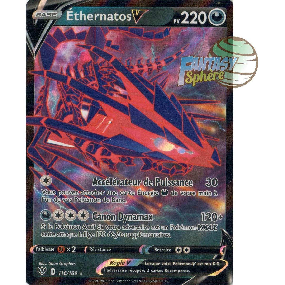 Ethernatos V - Ultra Rare 116/189  - EB03 Ténèbres Embrasées