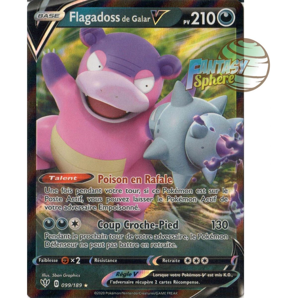 Item Flagadoss de Galar V - Ultra Rare 99/189  - EB03 Ténèbres Embrasées