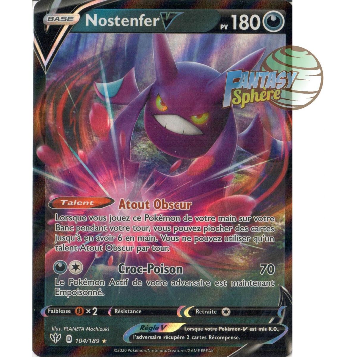 Item Nostenfer V - Ultra Rare 104/189  - EB03 Ténèbres Embrasées