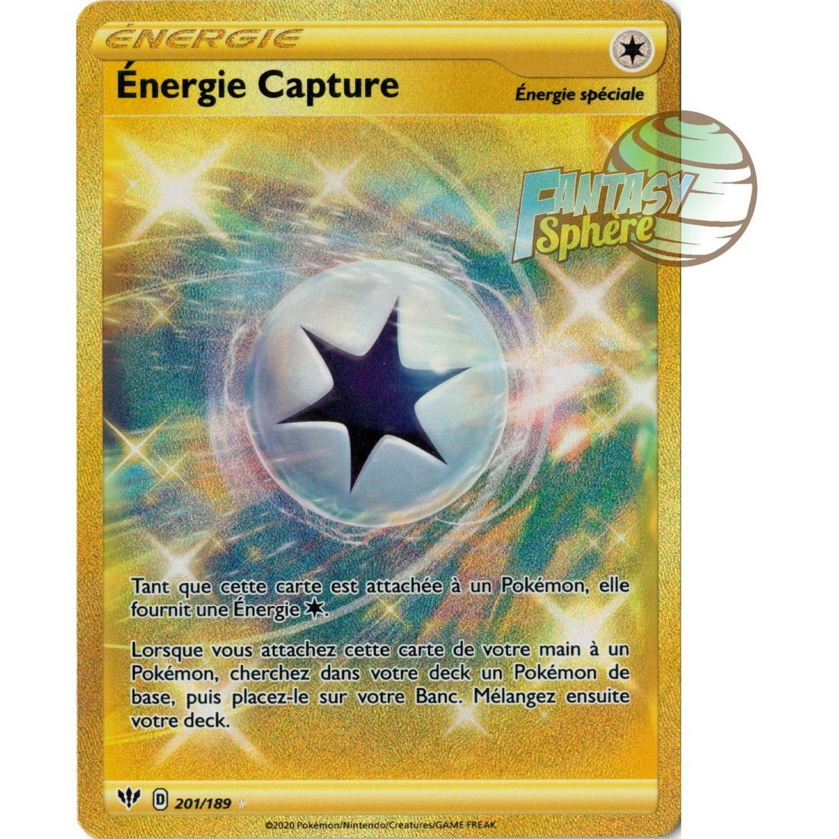 Item Energie Capture - Secret Rare 201/189  - EB03 Ténèbres Embrasées