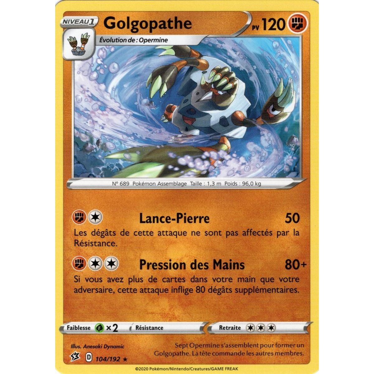 Golgopathe - Rare 104/192 EB02 Clash des Rebelles