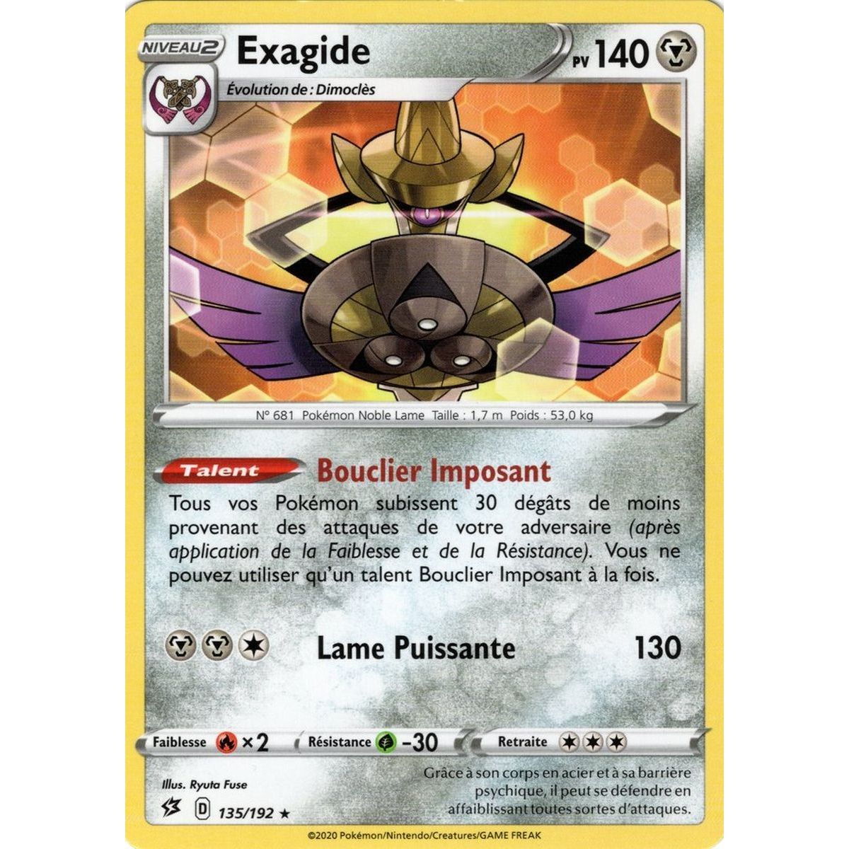 Exagide - Rare 135/192 EB02 Clash des Rebelles