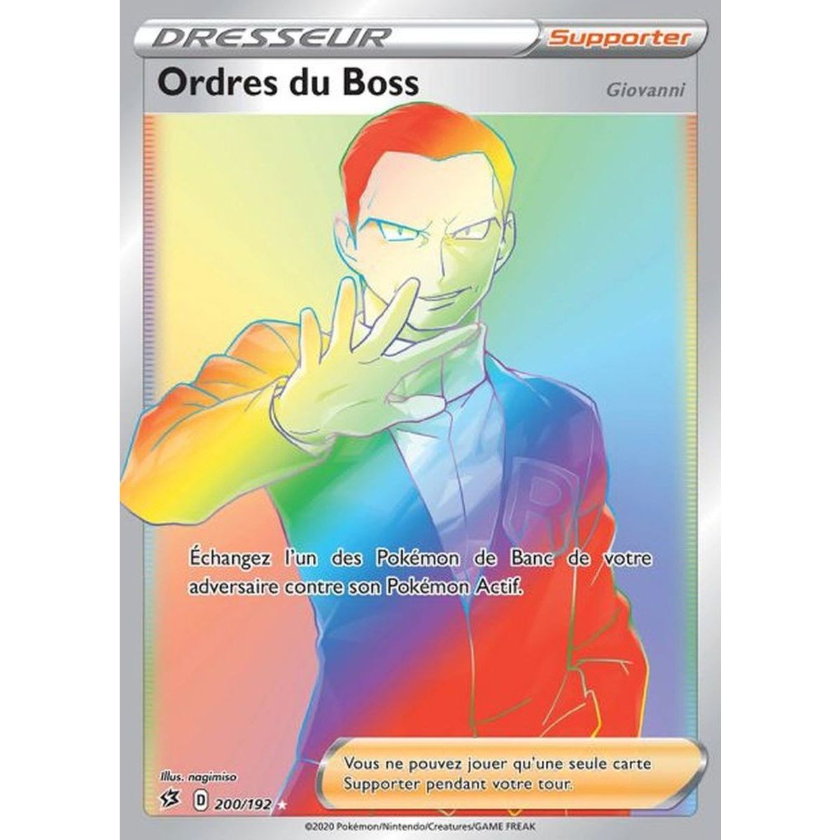 Ordres du Boss - Secret Rare 200/192 EB02 Clash des Rebelles