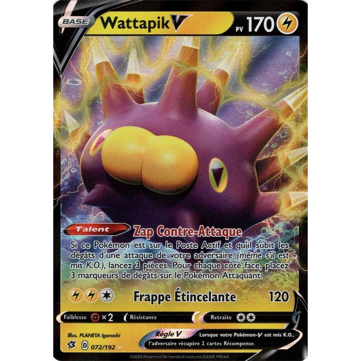 Wattapik V - Ultra Rare 072/192 EB02 Clash des Rebelles