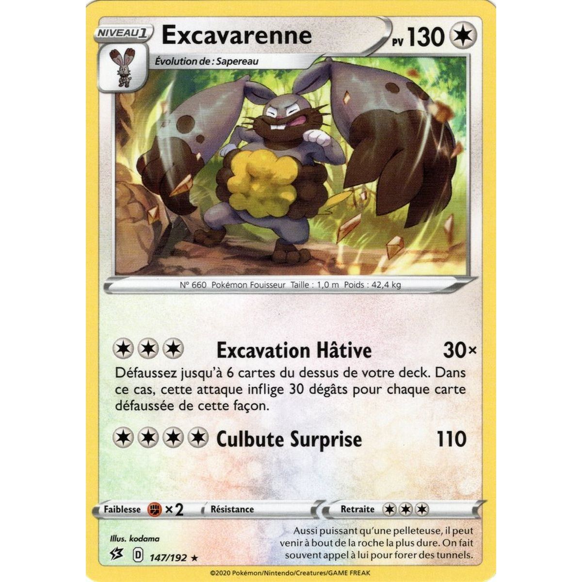 Excavarenne - Rare 147/192 EB02 Clash des Rebelles