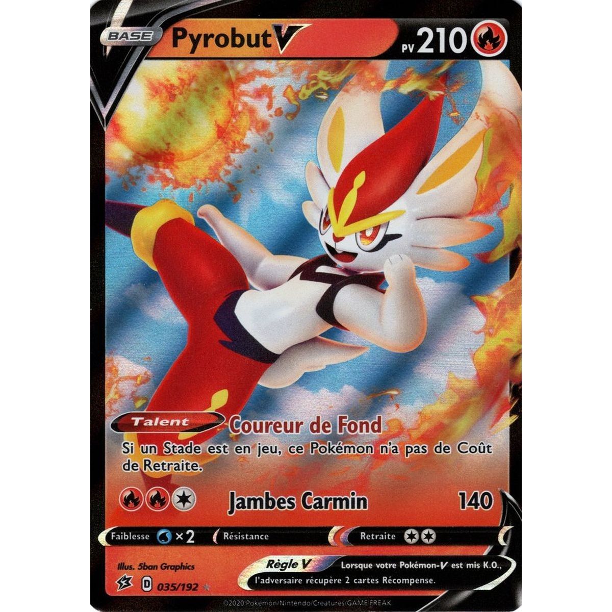 Pyrobut V - Ultra Rare 035/192 EB02 Clash des Rebelles