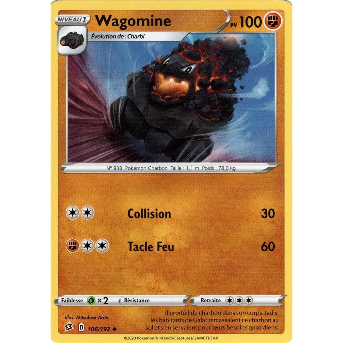 Item Wagomine - Reverse 106/192 EB02 Clash des Rebelles