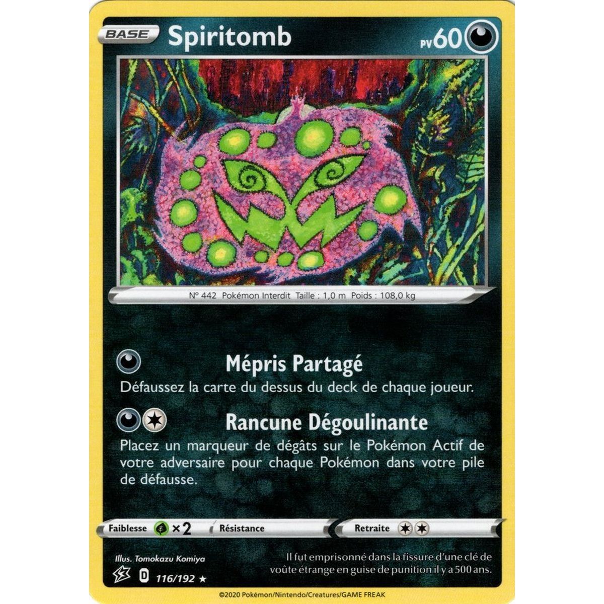 Item Spiritomb - Reverse 116/192 EB02 Clash des Rebelles