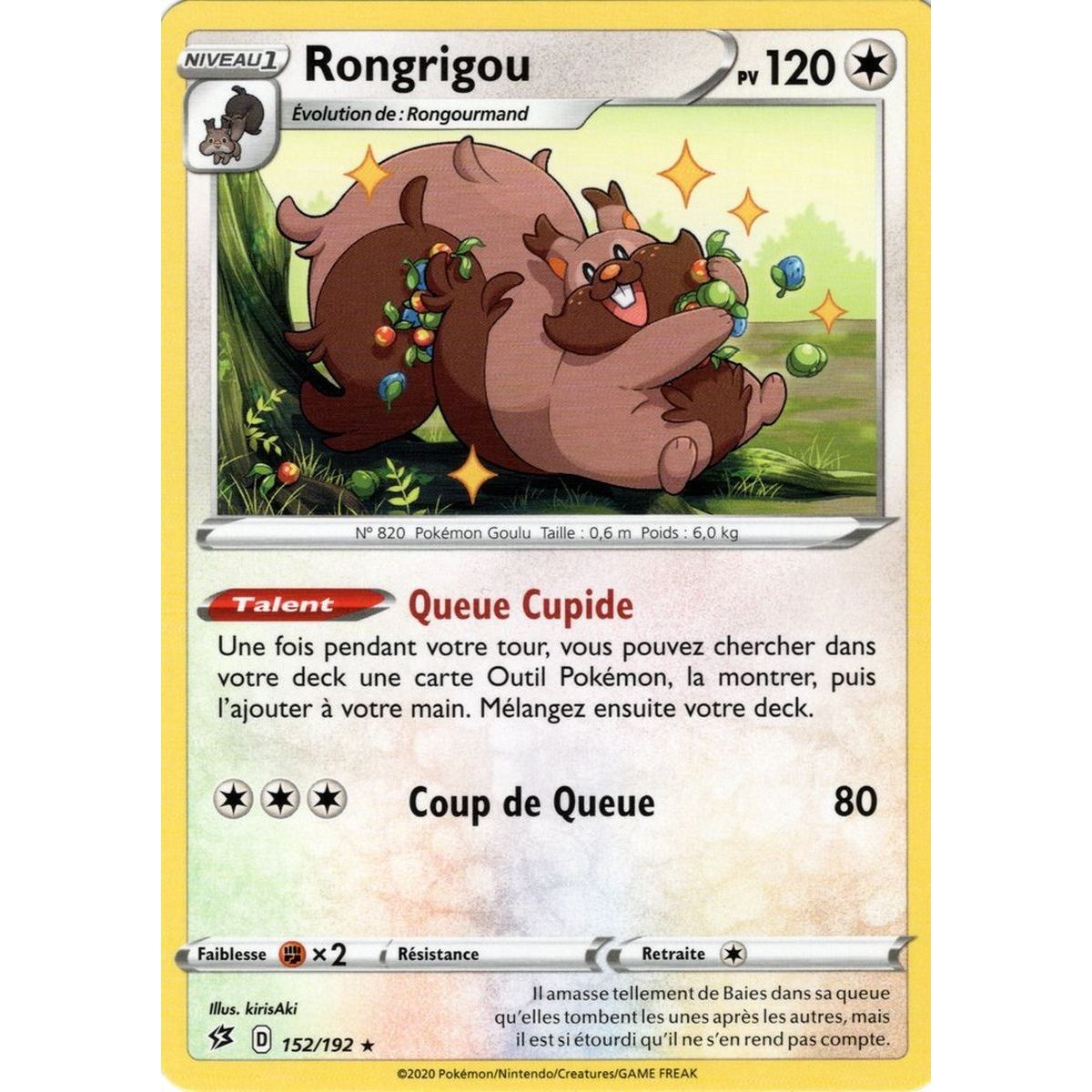 Item Rongrigou - Rare 152/192 EB02 Clash des Rebelles