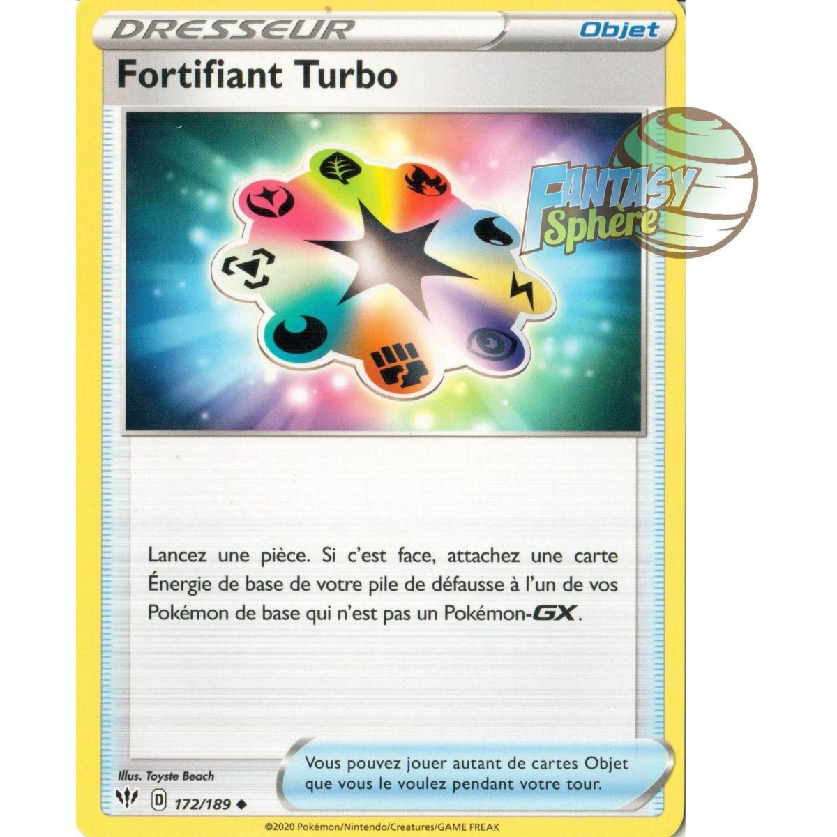 Item Fortifiant Turbo - Peu Commune 172/189 EB02 Clash des Rebelles