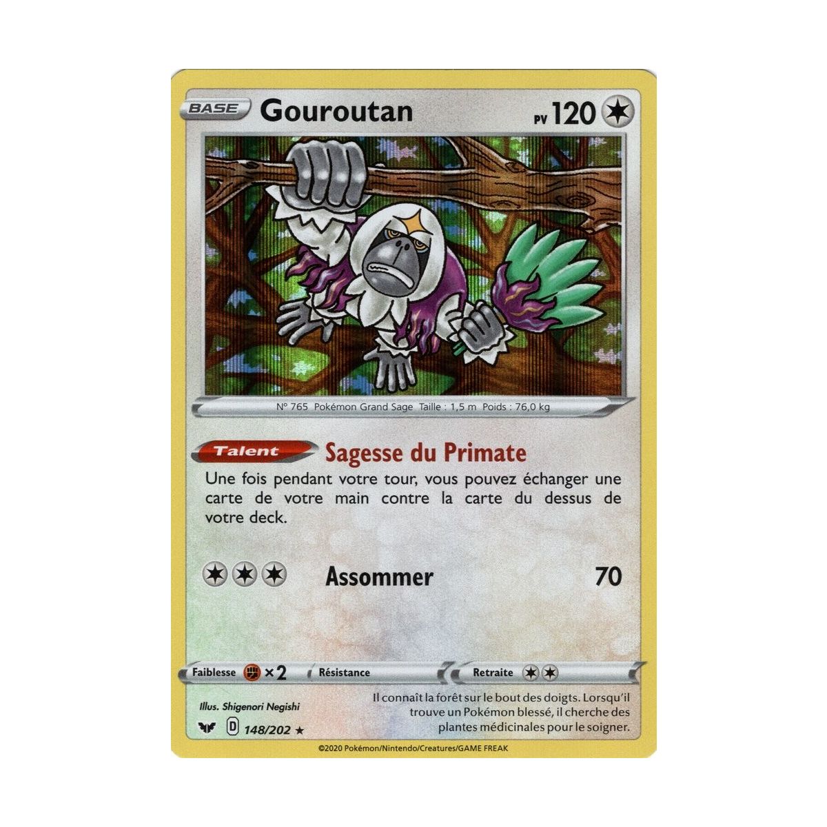 Item Gouroutan - Holo Rare 148/202 EB01 Epée et Bouclier