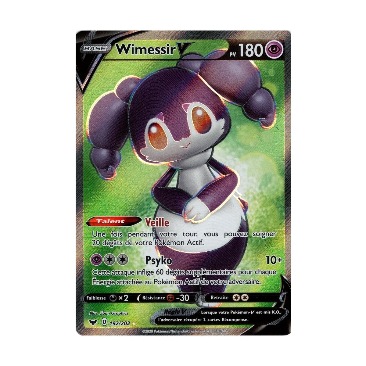 Wimessir V - Full Art Ultra Rare 192/202 EB01 Epée et Bouclier