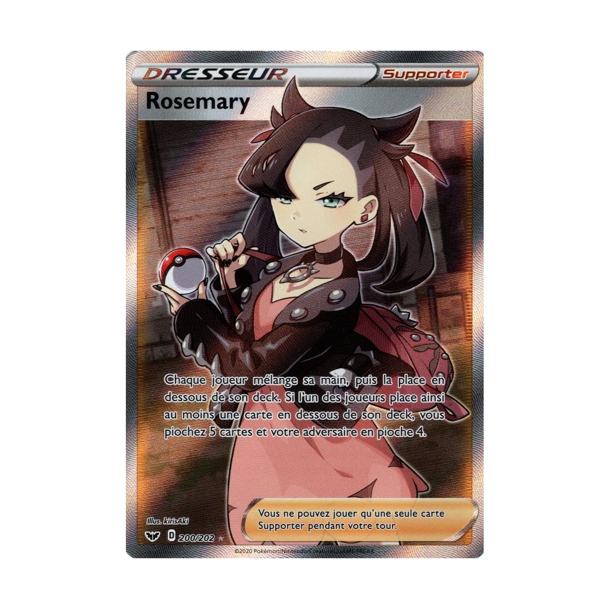 Rosemary - Full Art Ultra Rare 200/202 EB01 Epée et Bouclier