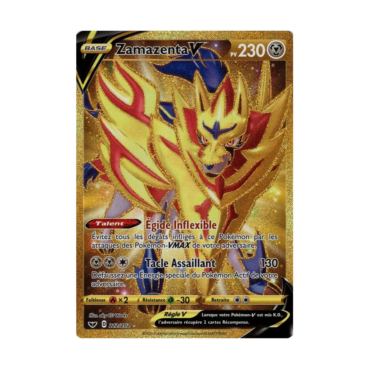 Zamazenta V - Secret Rare 212/202 EB01 Epée et Bouclier