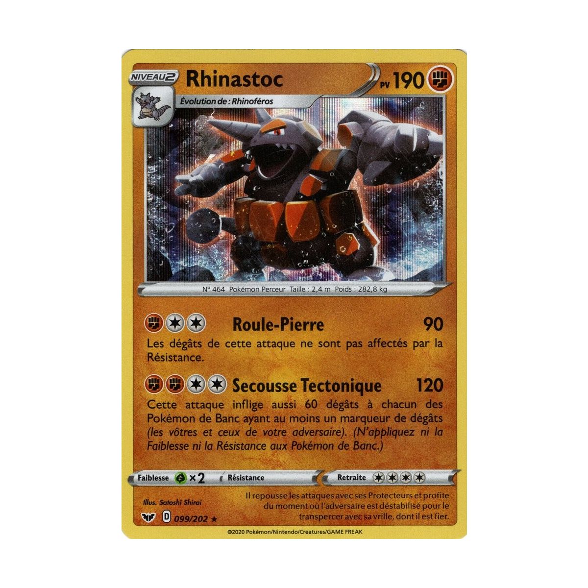 Rhinastoc - Holo Rare 99/202 EB01 Epée et Bouclier