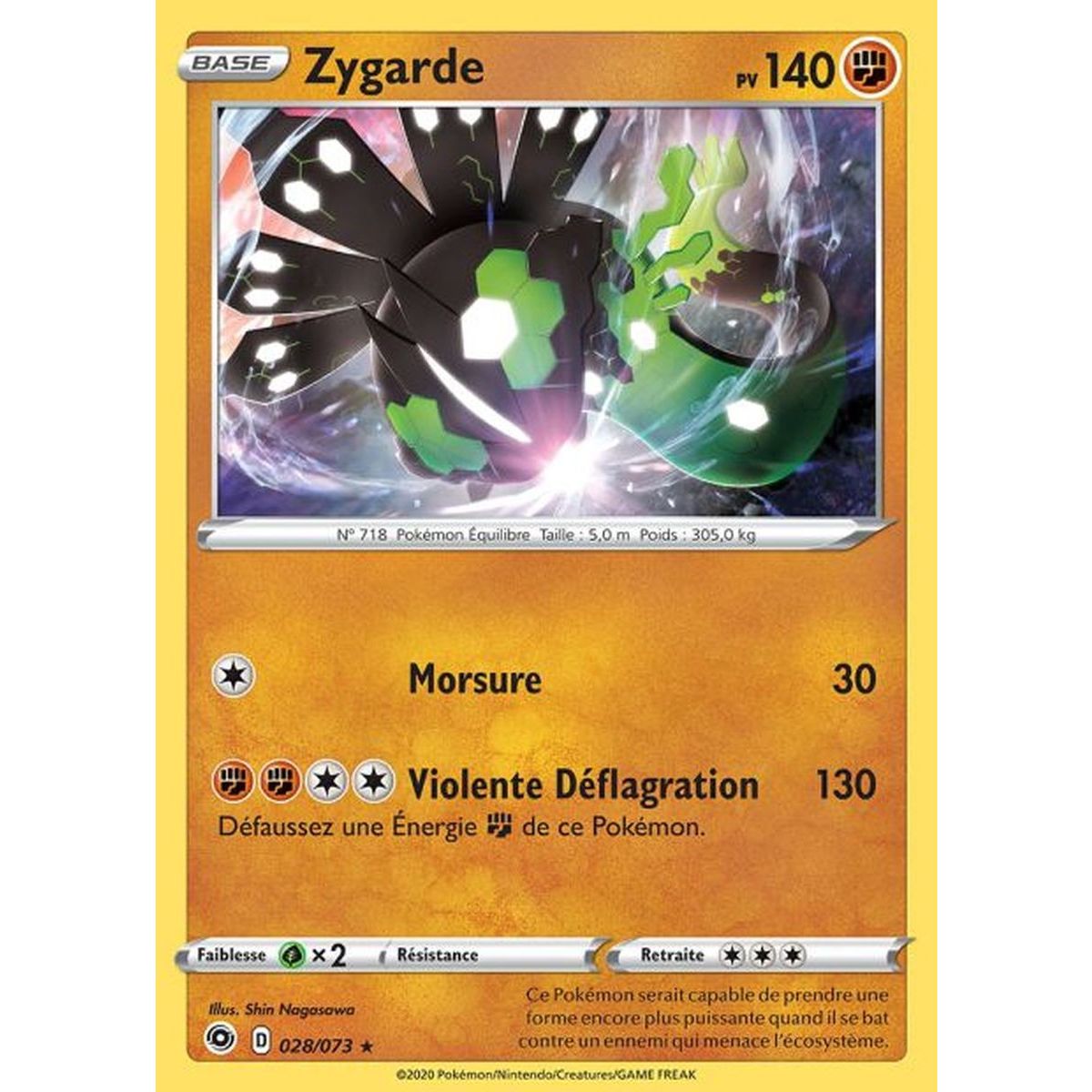 Zygarde - Holo Rare 28/73 EB3. Epée et Bouclier 3.5 : La Voie du Maître