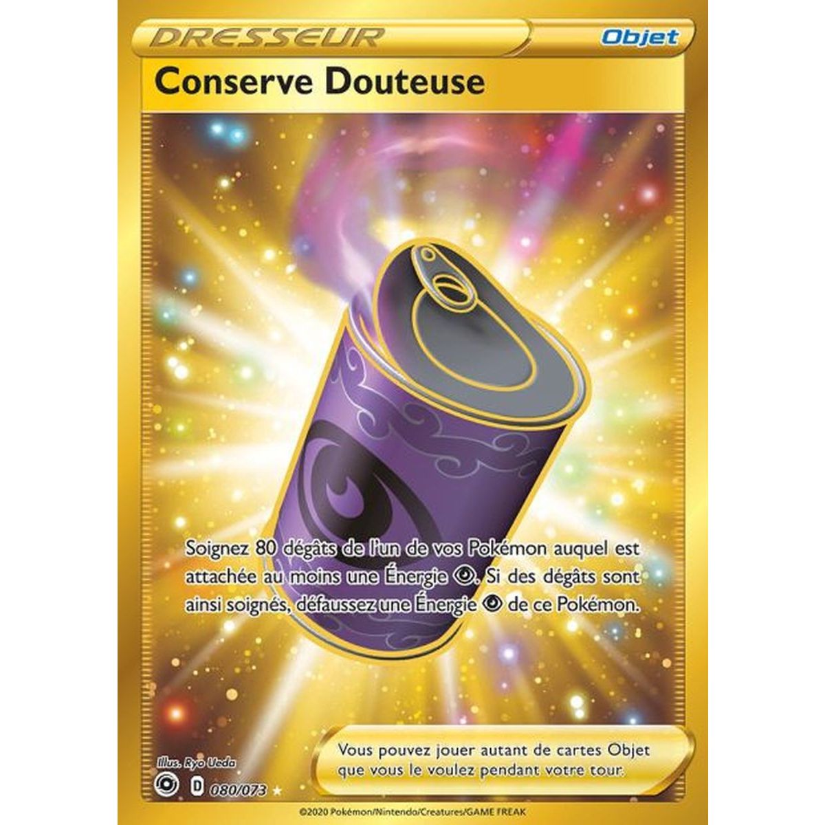 Conserve Douteuse - Secret Rare 80/73 EB3. Epée et Bouclier 3.5 : La Voie du Maître