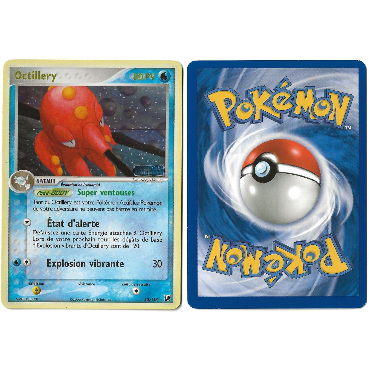 Octillery 10/115 EX Forces Cachées Reverse  Français Near Mint