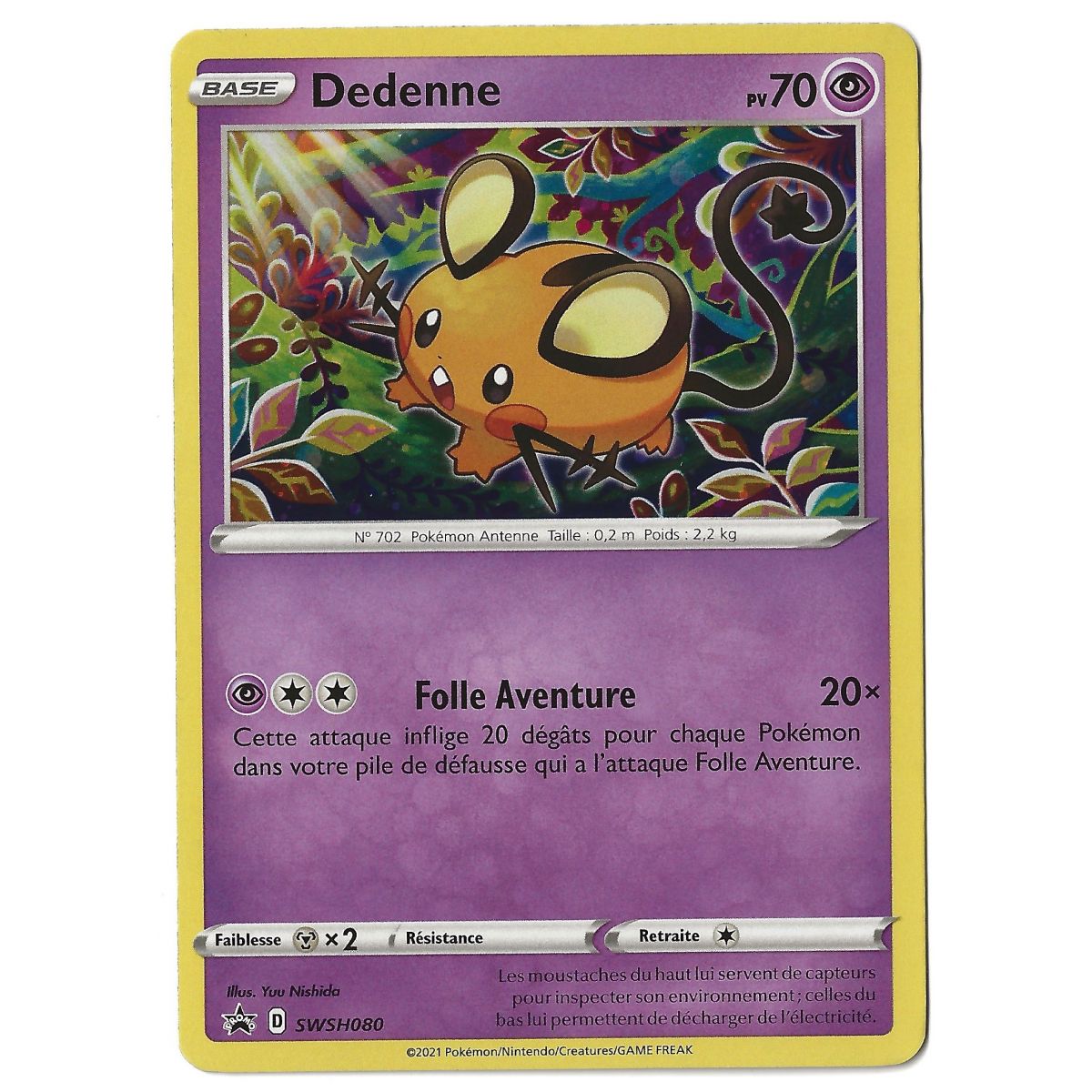 Dedenne - Holo Rare - SWSH080