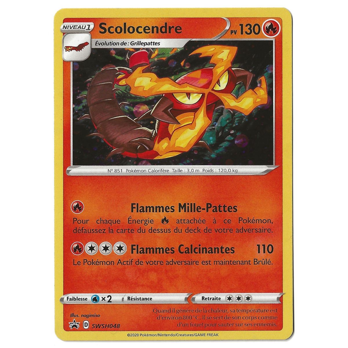 Item Scolocendre - Holo Rare - SWSH048