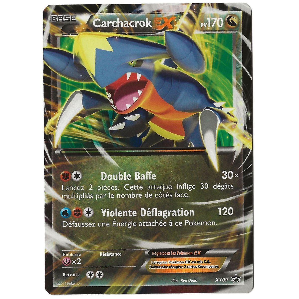 Carchacrok Ex - Ultra Rare - XY09