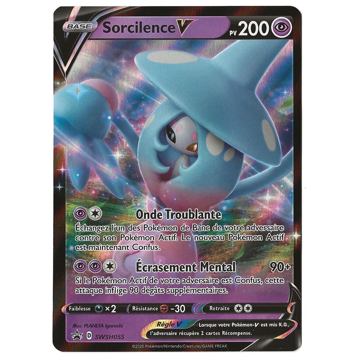 Pokémon - Carte SWSH055 Sorcilence-V - BOUTIQUE-MEiSiA