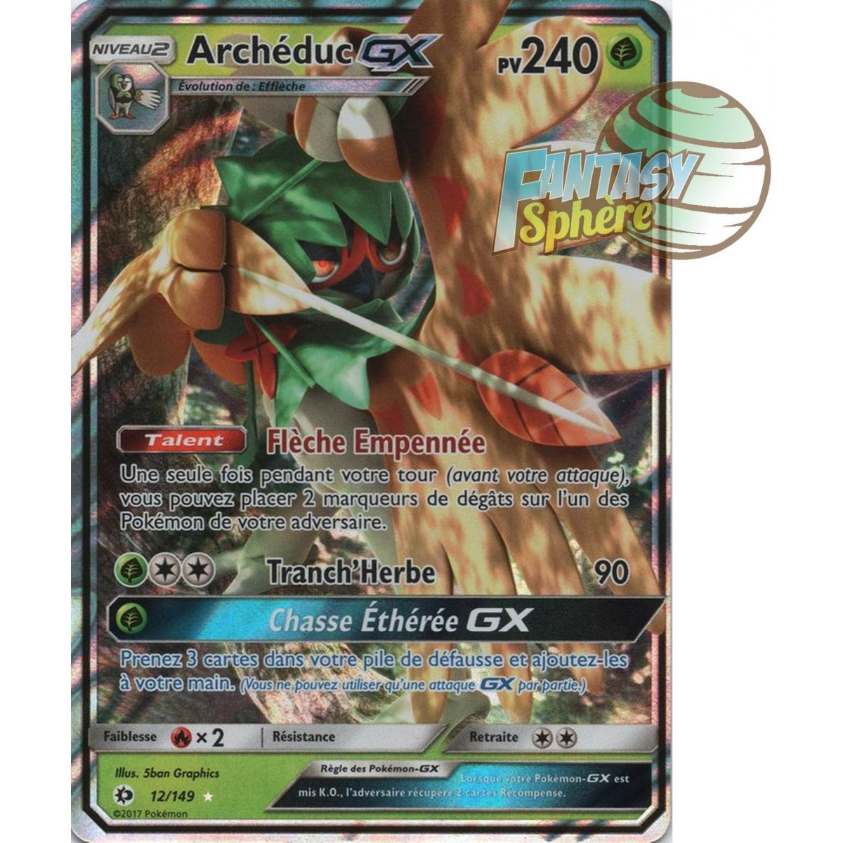 Archéduc GX - Ultra Rare 12/149 - Soleil et Lune 1