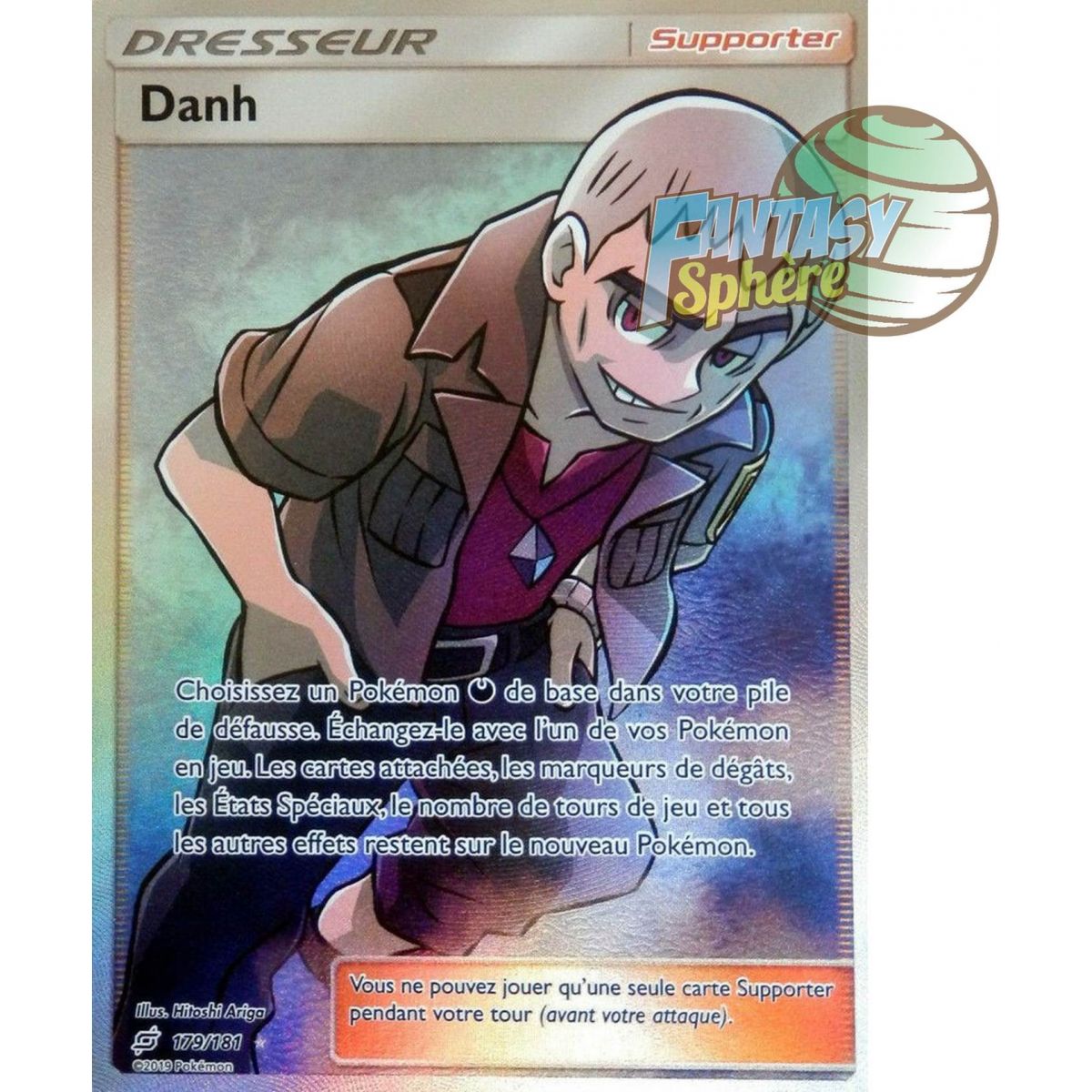 Danh - Full Art Ultra Rare  179/181 - Soleil et Lune 9 Duo de Choc