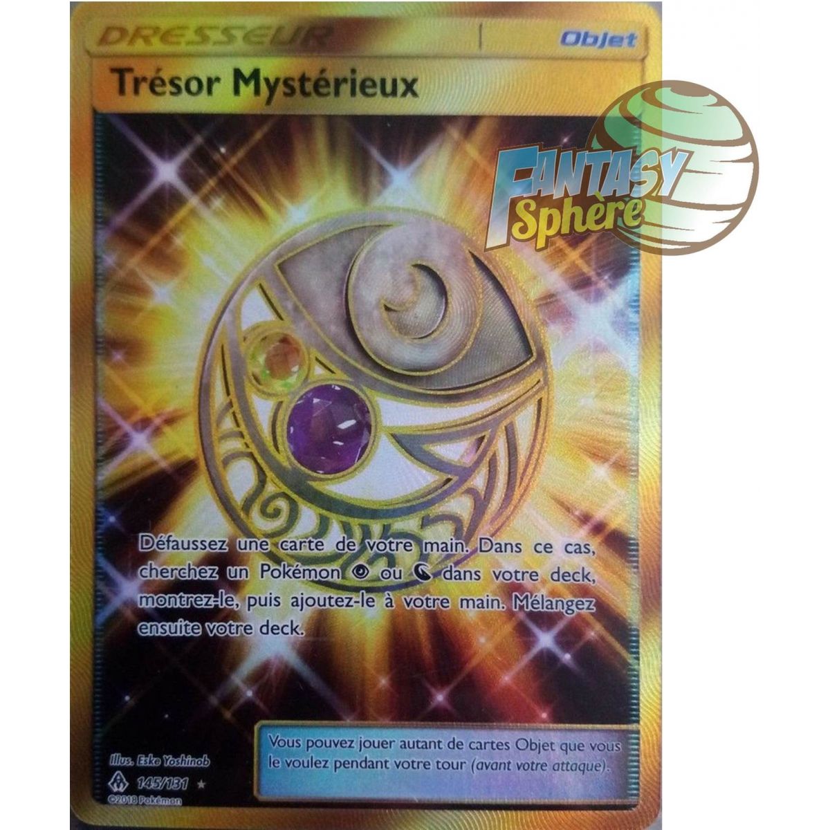 Trésor Mystérieux - Secret Rare 145/131 - Soleil et Lune 6 Lumière Interdite