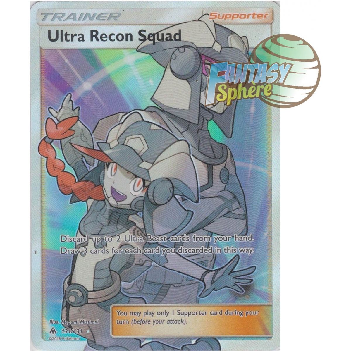 Ultra-Commando - Full Art Ultra Rare  131/131 - Soleil et Lune 6 Lumière Interdite